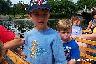 Peter and Ben on Swan Boats